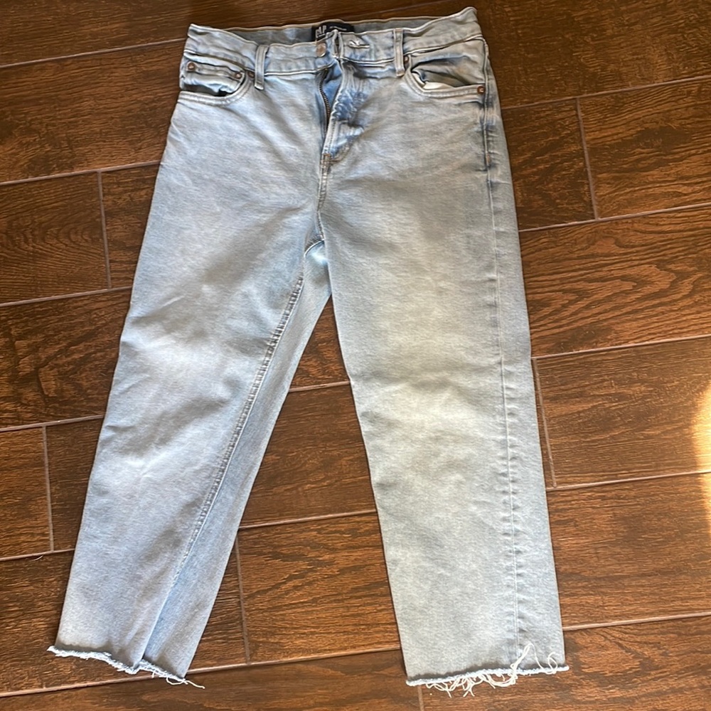 Gap womens jeans light blue denim
